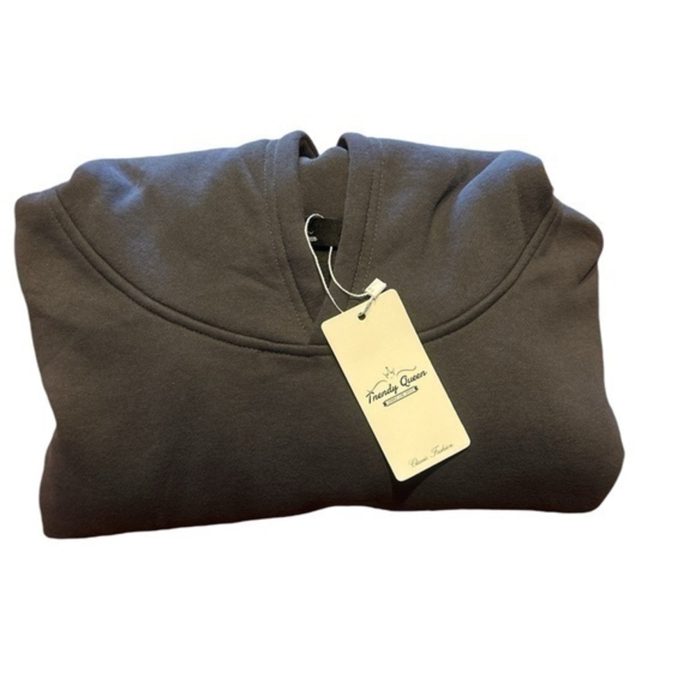 Trendy Queen Women’s Oversized Pullover Hoodie - XL